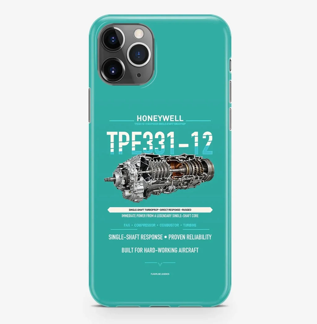 TPE331-12 Case ProMax design on turquoise iphone case promax