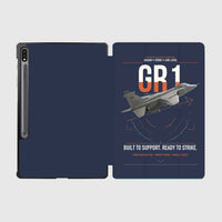 Thumbnail for SEPECAT Jaguar GR1 design on navy blue samsung tablet tablet case