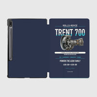 Thumbnail for TRENT 700 design on navy blue samsung tablet tablet case