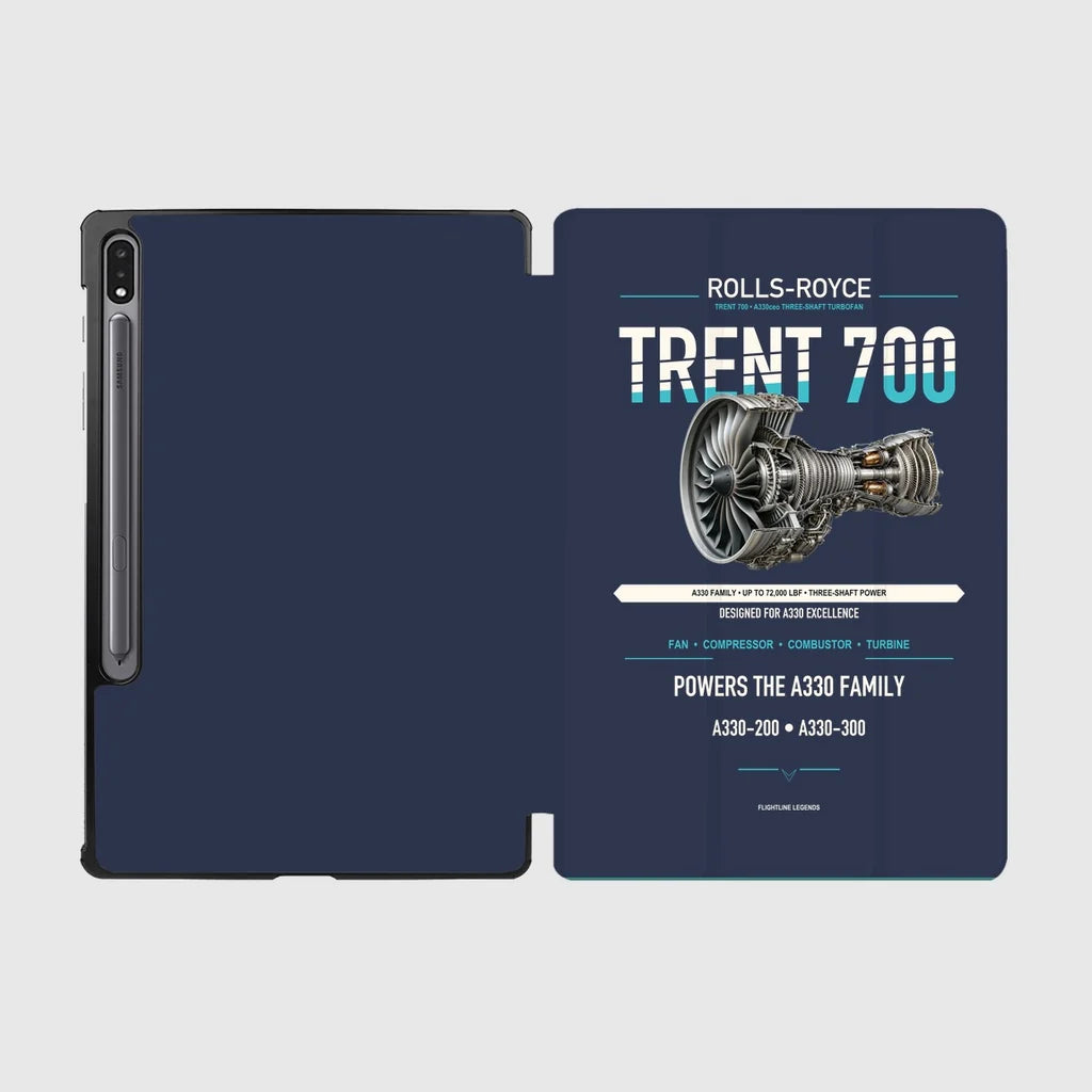 TRENT 700 design on navy blue samsung tablet tablet case