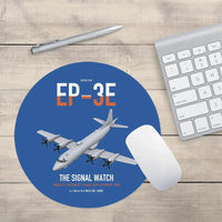 Thumbnail for EP-3E ARIES II design on blue round mouse pad