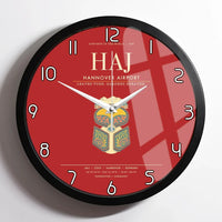 Thumbnail for Hannover Airport HAJ Wall-Clock Framed - Red