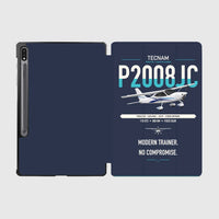 Thumbnail for Tecnam P2008JC NG design on navy blue samsung tablet tablet case