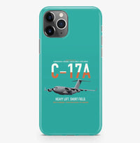 Thumbnail for C-17A Globemaster III design on turquoise magsafe iphone case, for iPhone Pro Max
