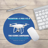 Thumbnail for DJI Phantom 4 Pro V2.0 design on blue round mouse pad