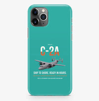 Thumbnail for C-2A Greyhound design on turquoise magsafe iphone case, for iPhone Pro Max
