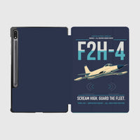 Thumbnail for F2H-4 Banshee design on navy blue samsung tablet tablet case