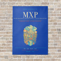 Thumbnail for Milan Malpensa International Airport Silvio Berlusconi MXP - Canvas Framed - Blue