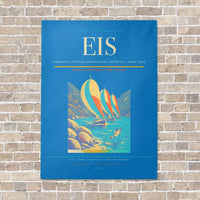 Thumbnail for Terrance B. Lettsome International Airport EIS — Road Town vertical canvas print - no frame - turquoise background