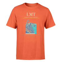 Thumbnail for Klamath Falls Airport (LMT) T-Shirt single-side front print in Orange | klamath-falls-airport-lmt-double-side-t-shirt