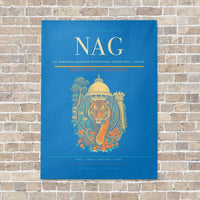 Thumbnail for Dr. Babasaheb Ambedkar International Airport NAG — Nagpur vertical canvas print - no frame - turquoise background