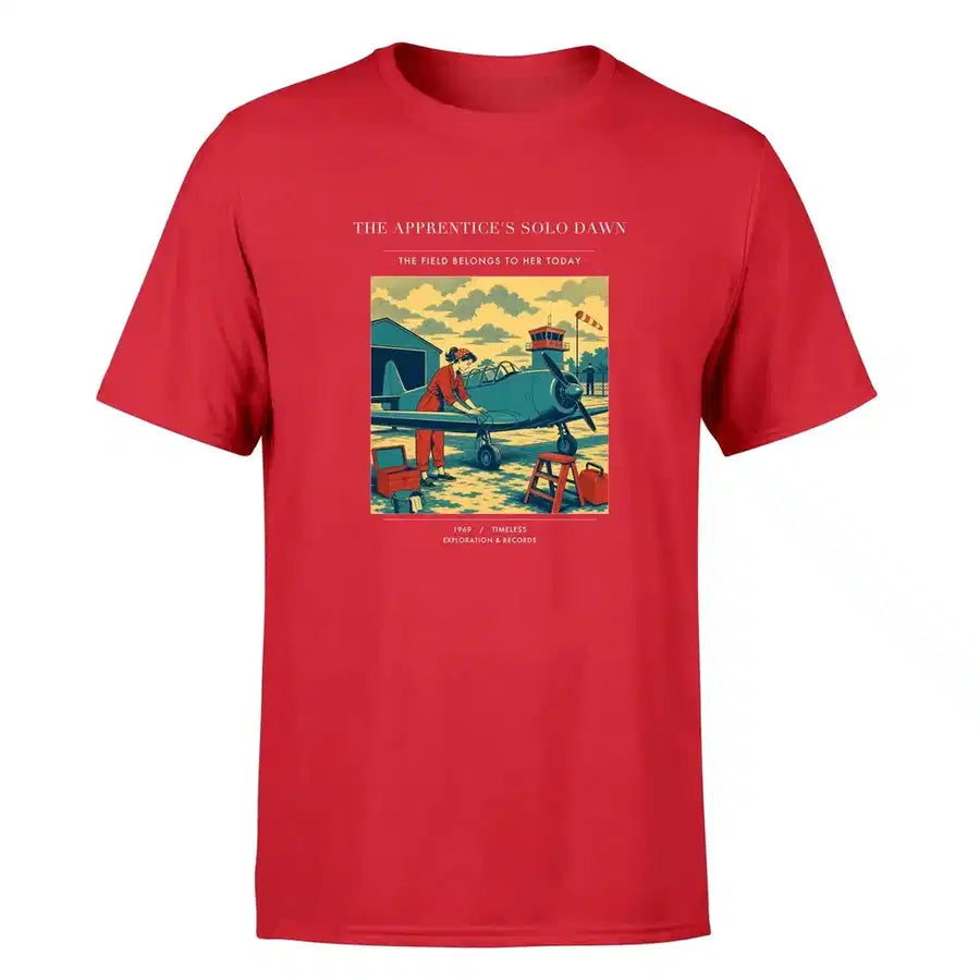 VINTAGE G4427 - The Apprentice's Solo Dawn - Premium T-Shirt design on red premium t shirt