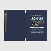 Thumbnail for CF6-80E1 design on navy blue samsung tablet tablet case