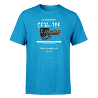 Thumbnail for CF34-10E design on turquoise single side