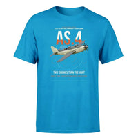 Thumbnail for Fairey Gannet AS.4 design on turquoise t-shirt, single-side print