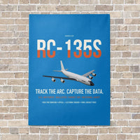 Thumbnail for RC-135S Cobra Ball vertical canvas print - no frame - turquoise background