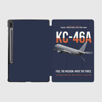 Thumbnail for KC-46A PEGASUS design on navy blue samsung tablet tablet case