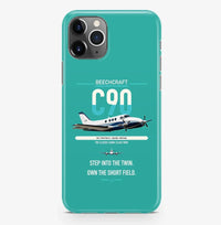 Thumbnail for Beechcraft King Air C90 design on turquoise magsafe iphone case, for iPhone Pro Max