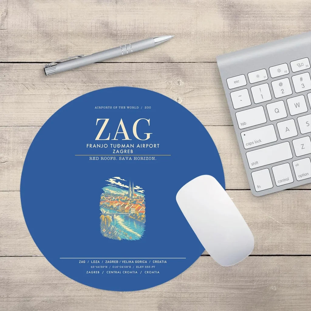 Franjo Tuman Airport Zagreb ZAG - Blue