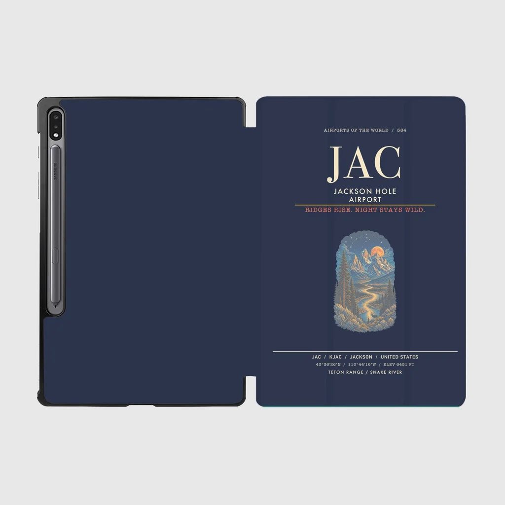 Jackson Hole Airport JAC - Navy Blue