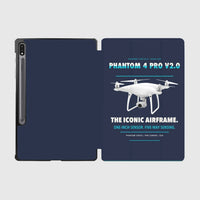 Thumbnail for DJI Phantom 4 Pro V2.0 design on navy blue samsung tablet tablet case