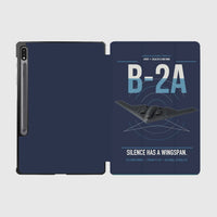 Thumbnail for B-2A Spirit design on navy blue samsung tablet tablet case