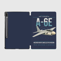 Thumbnail for A-6E Intruder design on navy blue samsung tablet tablet case