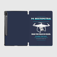 Thumbnail for DJI P4 Multispectral design on navy blue samsung tablet tablet case