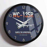 Thumbnail for WC-135R Constant Phoenix design on navy blue framed wall clock
