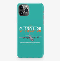 Thumbnail for C-130J-30 Super Hercules design on turquoise magsafe iphone case, for iPhone Pro Max