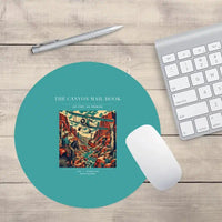 Thumbnail for VINTAGE G4285 - The Canyon Mail Hook - Designed Mouse Pads design on turquoise round