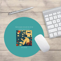 Thumbnail for VINTAGE G4514 - The Radio Room Watch - Designed Mouse Pads design on turquoise round