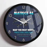 Thumbnail for DJI Matrice 4E design on navy blue framed wall clock