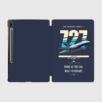 Thumbnail for Boeing 727-200 design on navy blue samsung tablet tablet case
