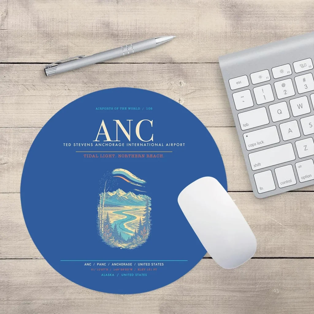 Ted Stevens Anchorage International Airport ANC - Blue