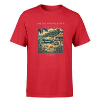 Thumbnail for VINTAGE G4084 - The Island Milk Run - Premium T-Shirt design on red premium t shirt