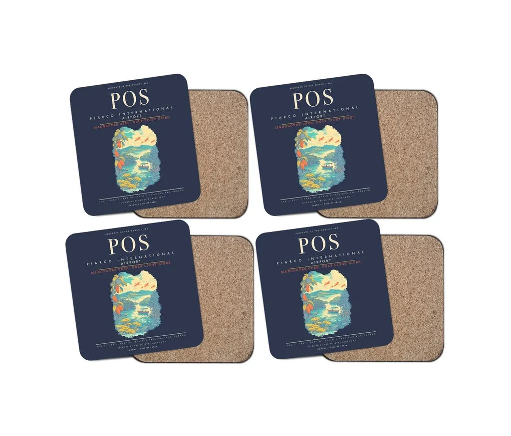 Piarco International Airport POS - Navy Blue