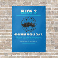 Thumbnail for Flyability Elios 3 vertical canvas print - no frame - turquoise background