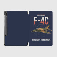 Thumbnail for F-4C Phantom II design on navy blue samsung tablet tablet case