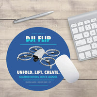 Thumbnail for DJI Flip design on blue round mouse pad
