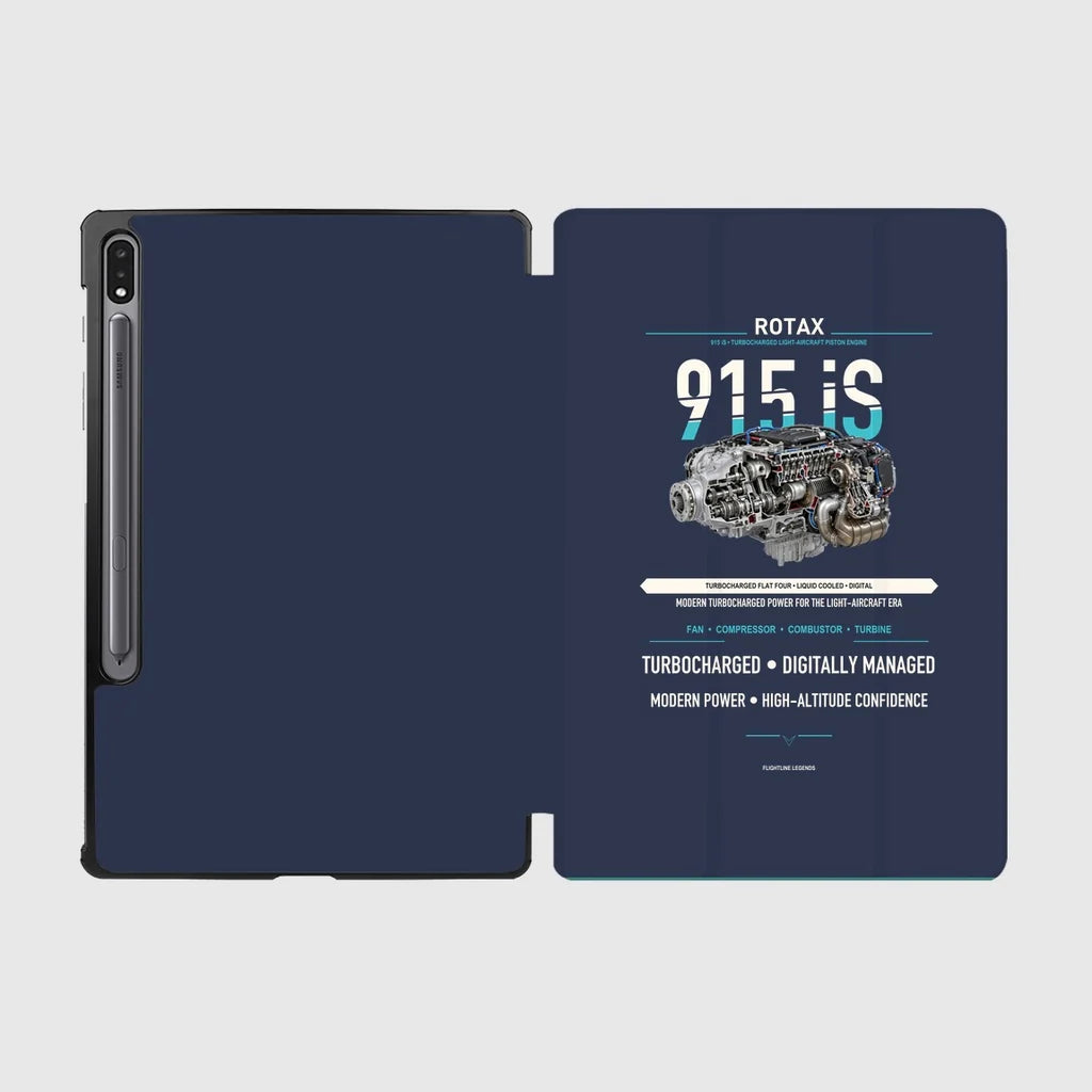 915 iS design on navy blue samsung tablet tablet case