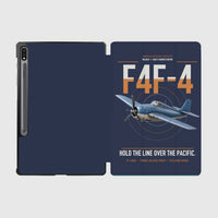 Thumbnail for F4F-4 Wildcat design on navy blue samsung tablet tablet case