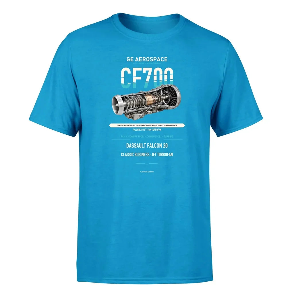 CF700 design on turquoise single side