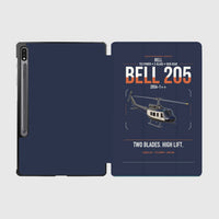 Thumbnail for Bell 205A-1++ design on navy blue samsung tablet tablet case