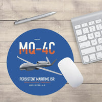 Thumbnail for MQ-4C Triton IFC-4 design on blue round mouse pad
