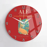 Thumbnail for Alta Airport ALF Wall-Clock No-Frame - Red