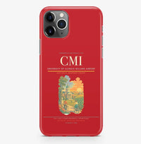 Thumbnail for Champaign/Urbana Airport (CMI) design on red iPhone 16 Pro MagSafe case
