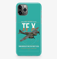 Thumbnail for Bristol Beaufighter TF X design on turquoise magsafe iphone case, for iPhone Pro Max