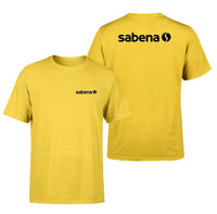 Thumbnail for Sabena logo on yellow double side t shirt