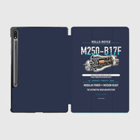 Thumbnail for M250-B17F design on navy blue samsung tablet tablet case